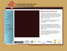 Tablet Screenshot of montpelierconstruction.com